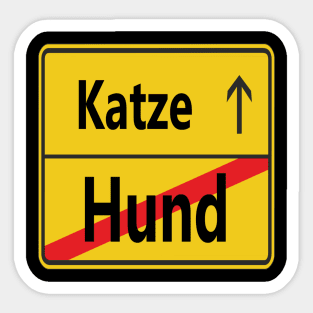 Hund? Katze! Sticker